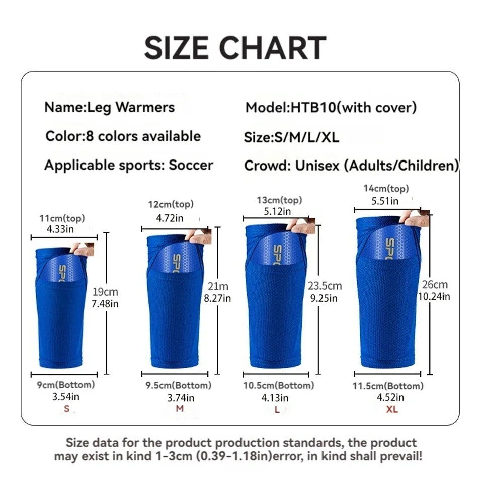 Adult Shin Guard Sleeve, Insert Type Football Shin Guard Cover, Football Plate Fixator, Calf Protection Shin Guard Sock